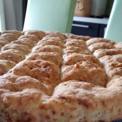 Yeast-free dough on kefir for quick cakes and pizza