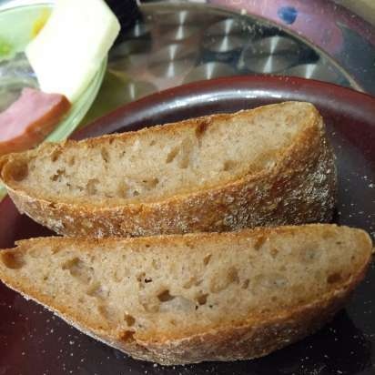 Dough patties with oatmeal and rye flour