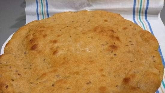 Dough patties with oatmeal and rye flour