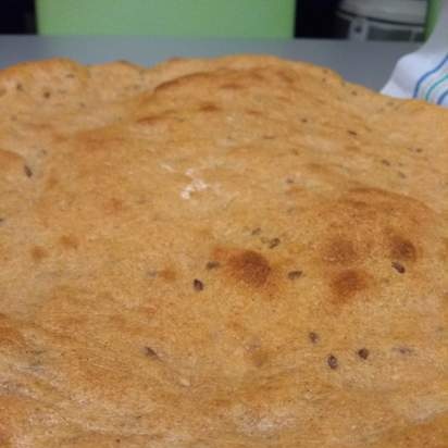 Dough patties with oatmeal and rye flour