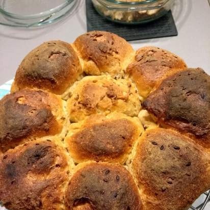 Empanadas de masa con harina de avena y centeno