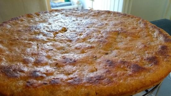 Dough patties with oatmeal and rye flour