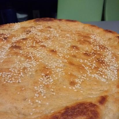 Dough patties with oatmeal and rye flour