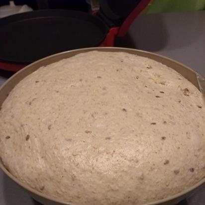 Dough pies with oatmeal and rye flour