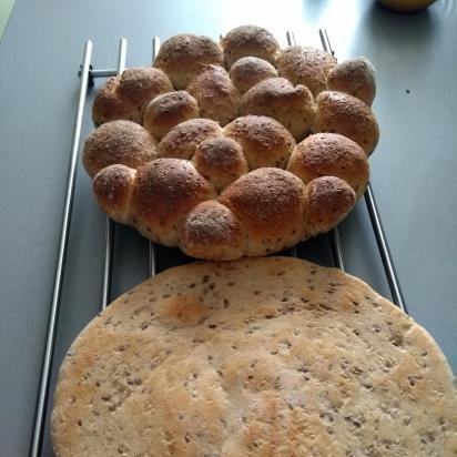 Empanadas de masa con harina de avena y centeno