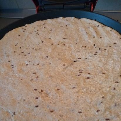 Dough pies with oatmeal and rye flour