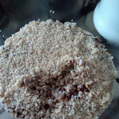 Dough pies with oatmeal and rye flour