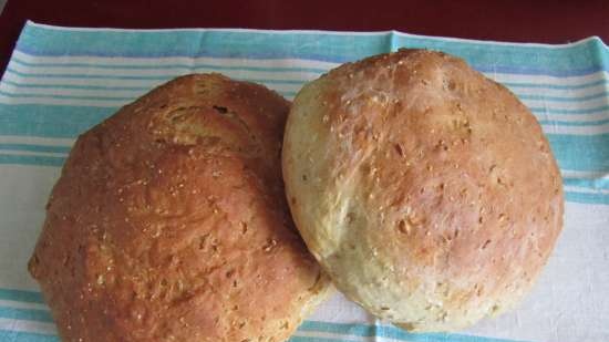 Tarwebrood met granen (in de oven)