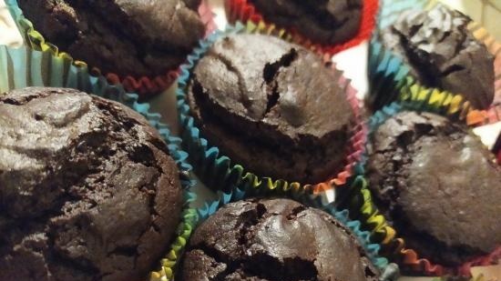 Muffin alla crema pasticcera al cioccolato