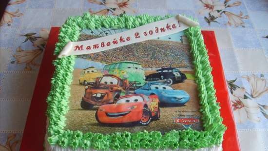 Torte basate sul cartone animato Cars