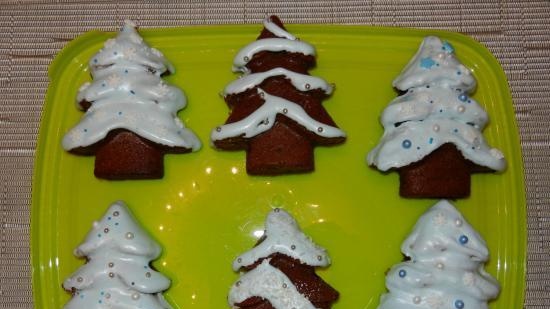 Pastel de pan de jengibre de Navidad polaco