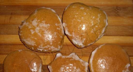 Pan de jengibre con azúcar quemada