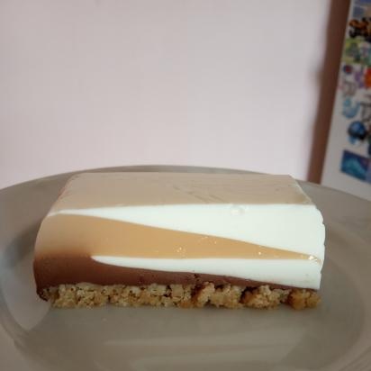 Cookie-based undaked na cheesecake