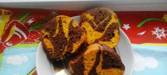 Cupcake al cioccolato e zucca