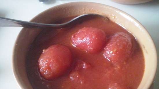 Tomater i tomatsauce