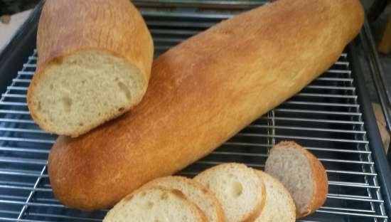 Tarwebrood "Hongaars" in de oven