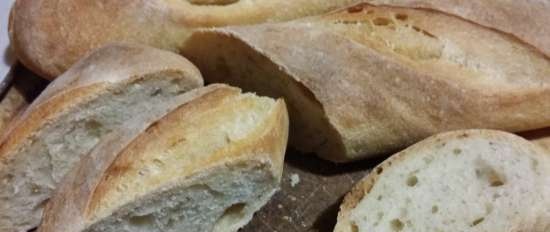 Baguette di lievito liquido