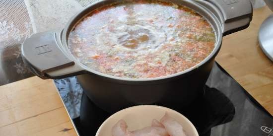 Sopa de pescado francesa