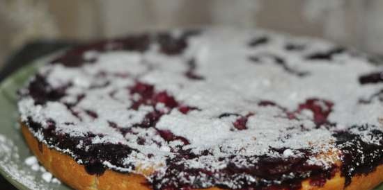 Cagliata panna acida con frutti di bosco