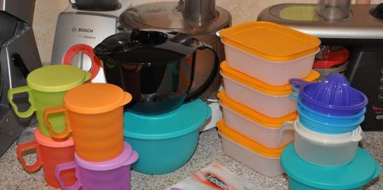 Plastic dishes Tupperware - reviews