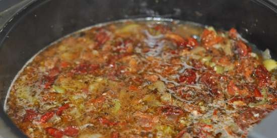 Buyabes, the famous Marseille fish soup with a Cuban flavor (Multicuisine DeLonghi)