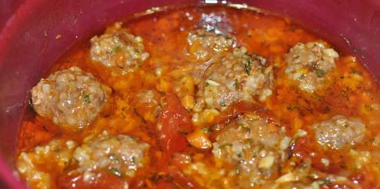 Polpette in TupperKuk (pentola a pressione per microonde)