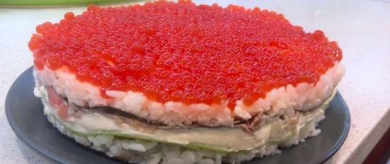 Pastel de sushi