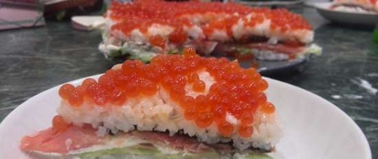 Pastel de sushi