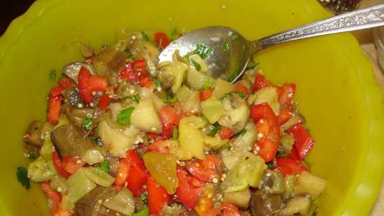 Ensalada "Autumn Trio" de verduras al horno (todo el año)