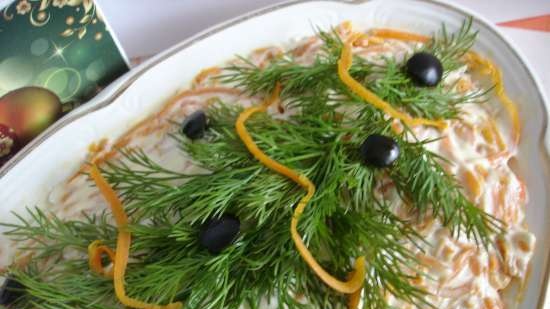 Insalata di pasta sfoglia "Aringa sotto le coperte"