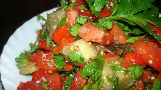 Ensalada "Autumn Trio" de verduras al horno (todo el año)