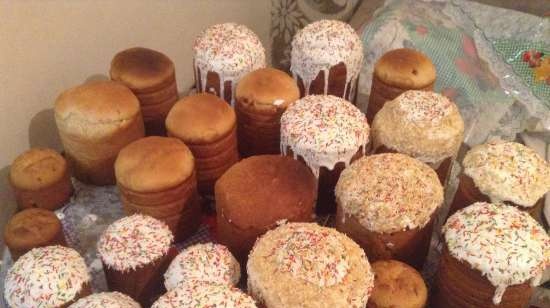 Kulich con Myasoedovskaya al forno (master class)