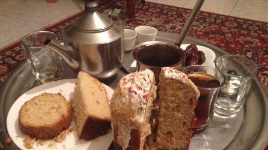 Kulich with Myasoedovskaya in the oven (master class)