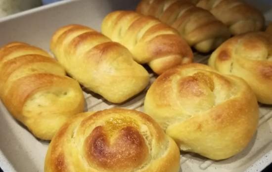 Brood met chocolade op een sinaasappelthee Tang-Zhong