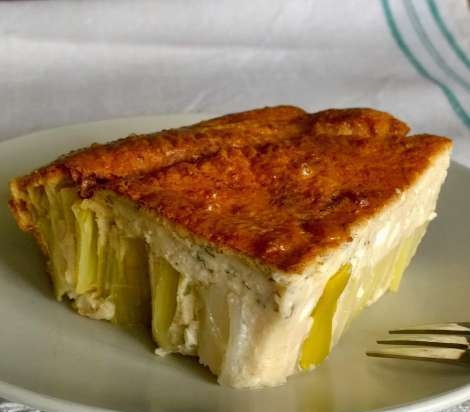 Pastel de puerro macedonio