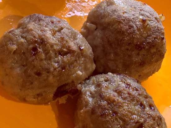 Polpette (ricetta per esercizi di ristorazione, 1955)