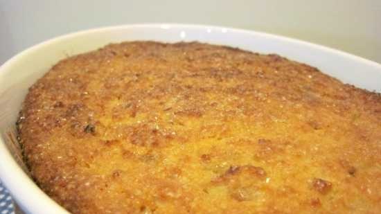 Almond-rum casserole