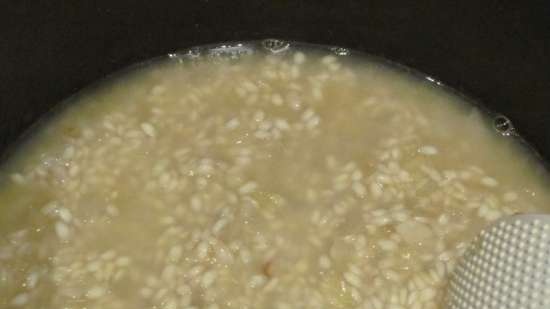 Risotto with crab