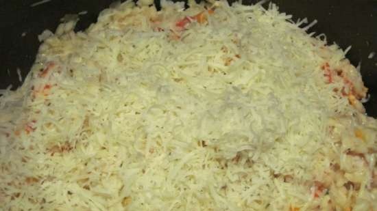 Risotto with crab