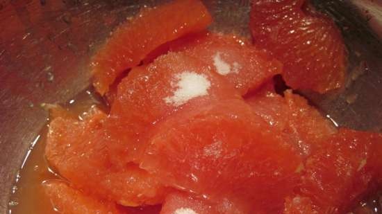 Grapefruit sorbet