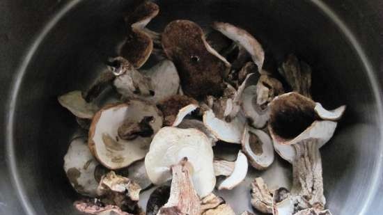 Augurk met champignons in Oursson MP5002 snelkookpan