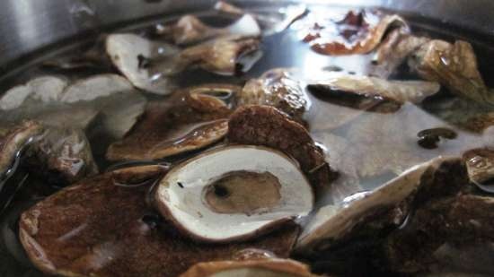 Augurk met champignons in Oursson MP5002 snelkookpan