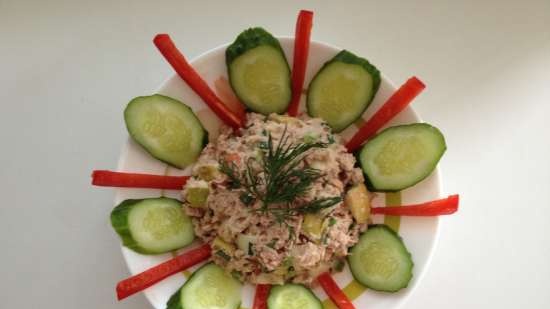 Salad with tuna