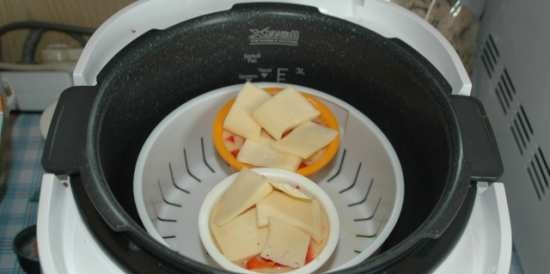 Omelet na may mga gulay (multicooker Cuckoo 1055)