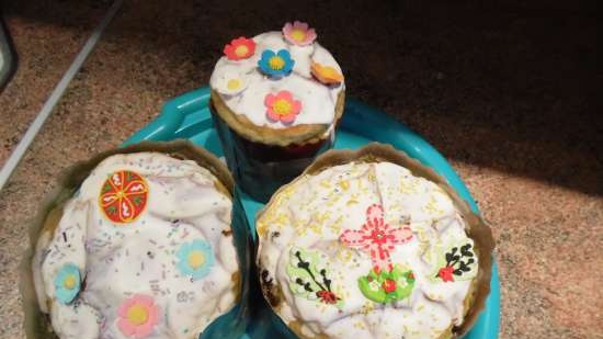 Kulich with Myasoedovskaya in the oven (master class)