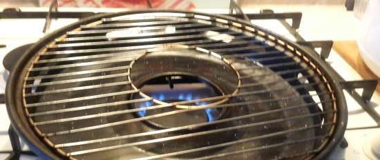 Frying pan Miracle Grill-gas (reviews)