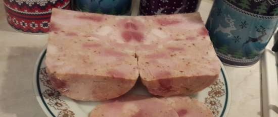 Homemade ham (collection of recipes for a ham maker)