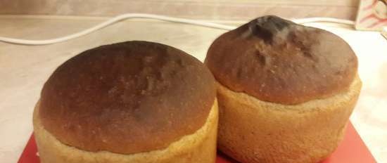 Pane rustico a pasta lunga (con farina di grano saraceno)