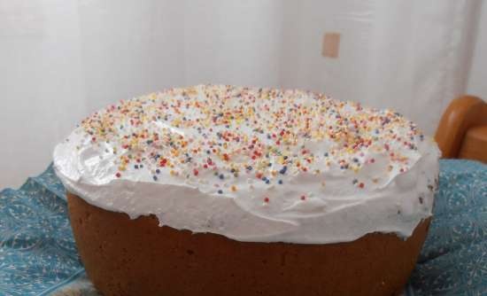 Easter cake in a slow cooker