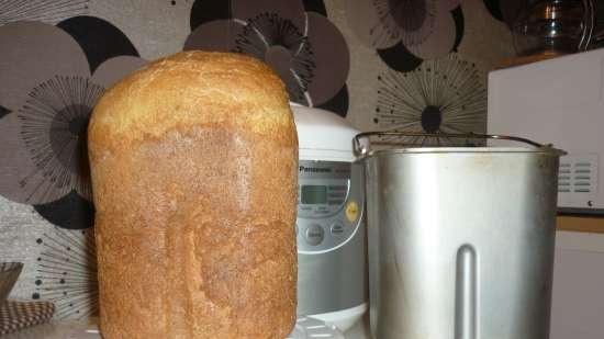 Panasonic SD-2501. Wheat bread with oatmeal